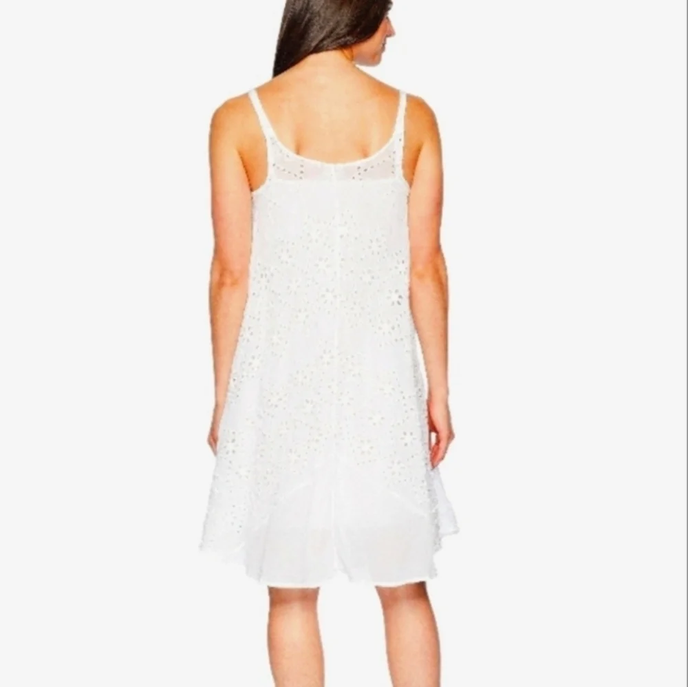 Johnny Was Eyelit White Dress Size XS - Picture 4 of 12